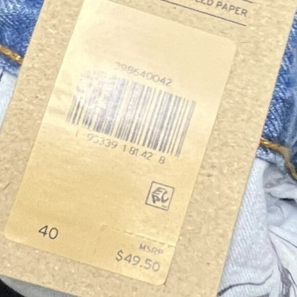 Levi's 405 Men's Standard Denim Shorts Size 40‎ 10" Inseam Medium Wash - Picture 7 of 9